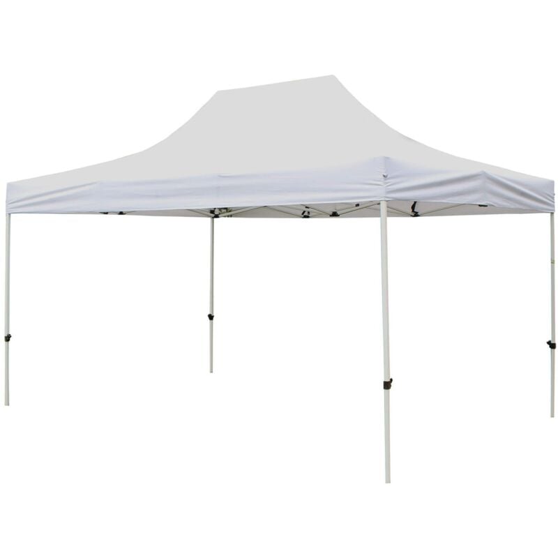 foto del prodotto diadema gazebo pieghevole e richiudibile completo di sacca protettiva in acciaio 3 x 4,5 m