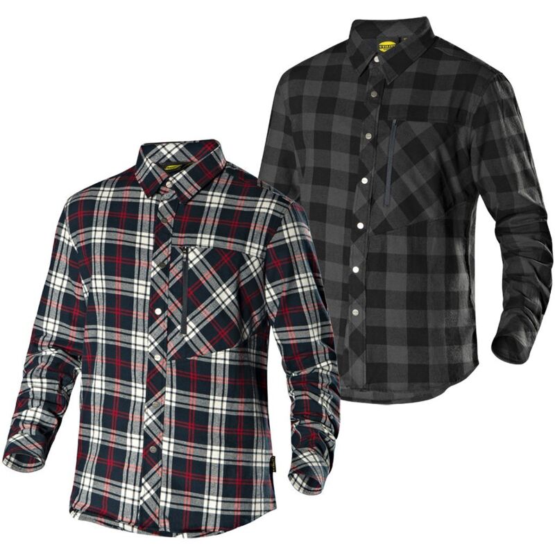 foto del prodotto diadora camicia da lavoro utility shirt check cortina s blu