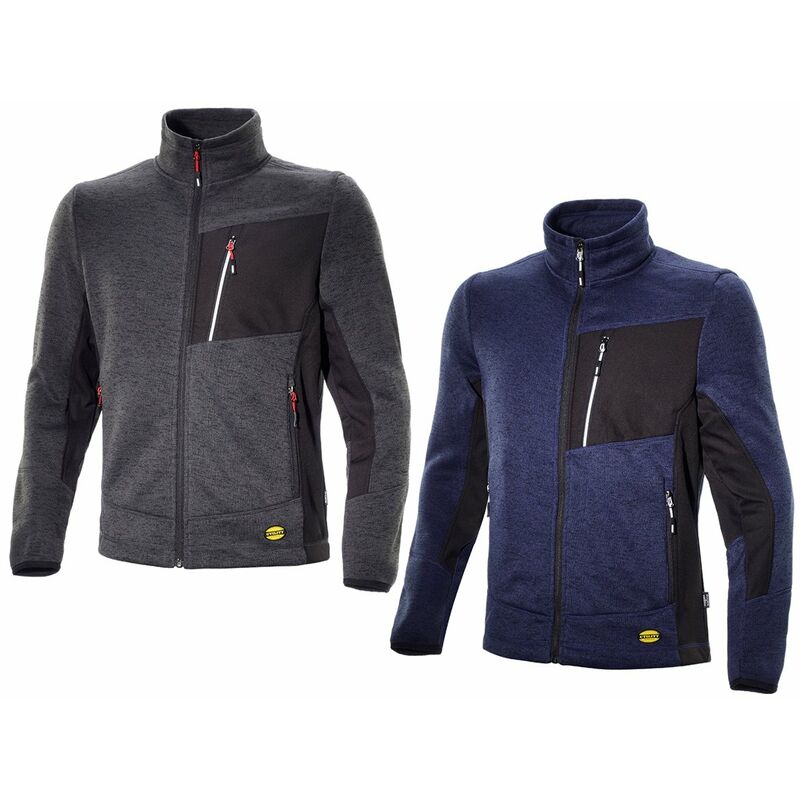 foto del prodotto diadora felpa lavoro knitted jacket chicago xl dunkelgrau