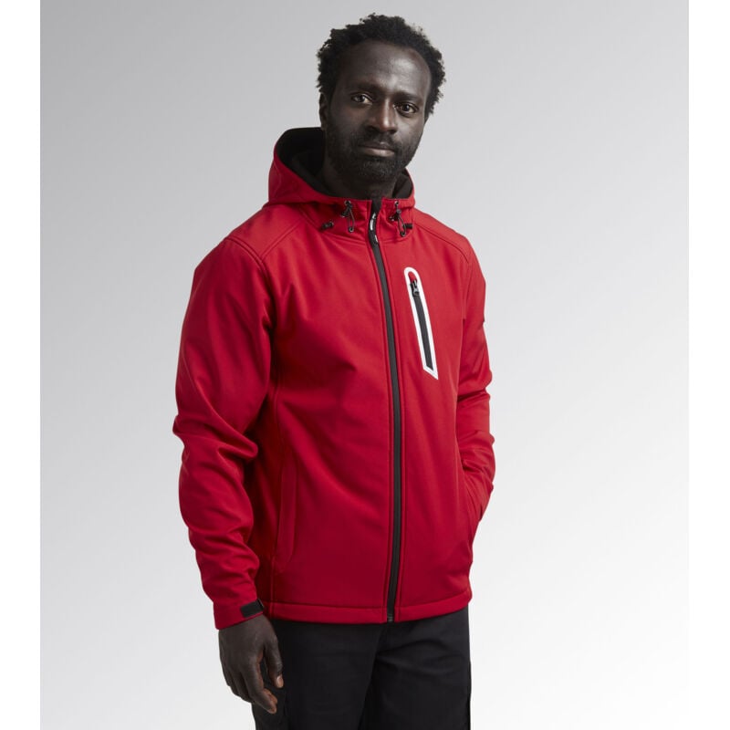 foto del prodotto diadora - giacca softshell da lavoro utility sail - m - rosso