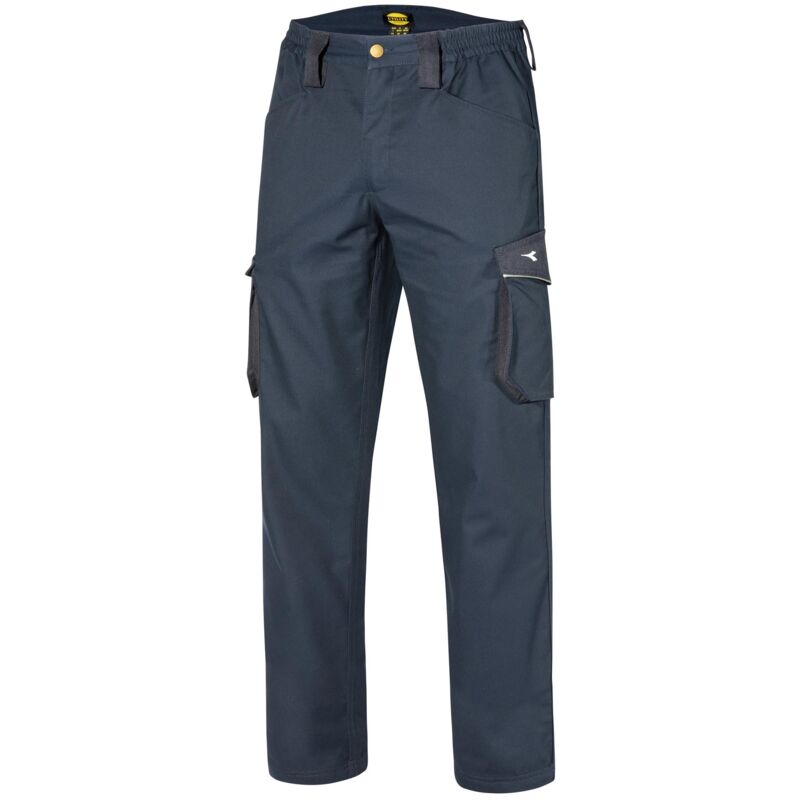 foto del prodotto diadora pantalone da lavoro con tasche cargo staff elasticizzato blu 30529v xxxl 30532 
