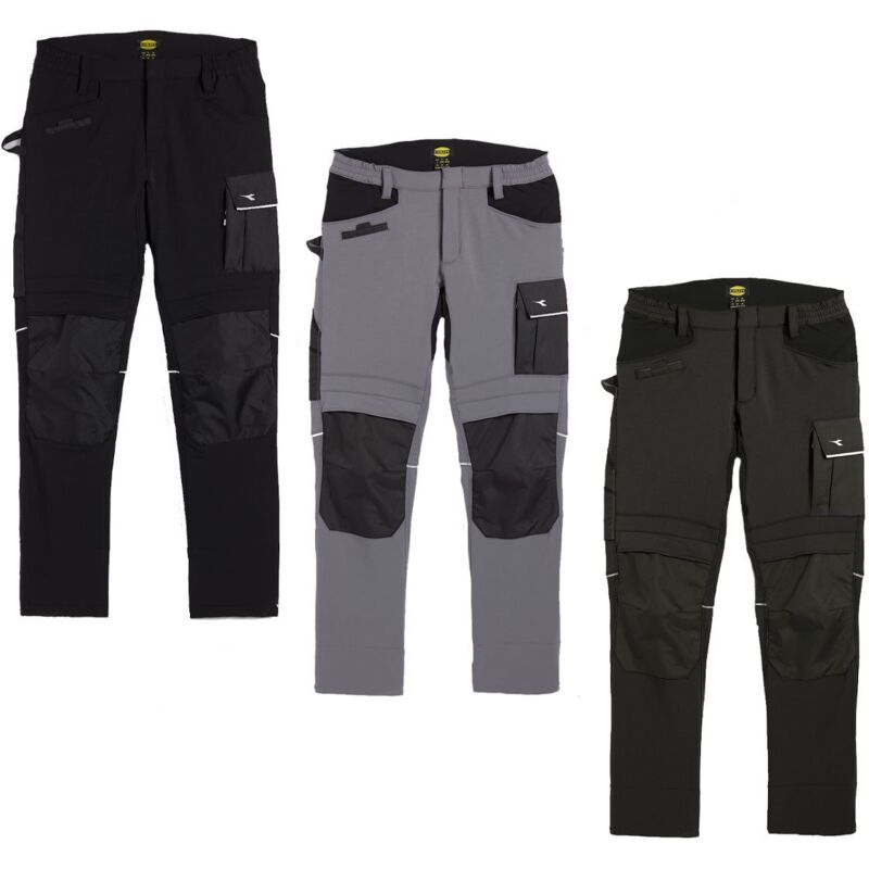 foto del prodotto diadora pantaloni antinfortunistici utility pant carbon l antracite