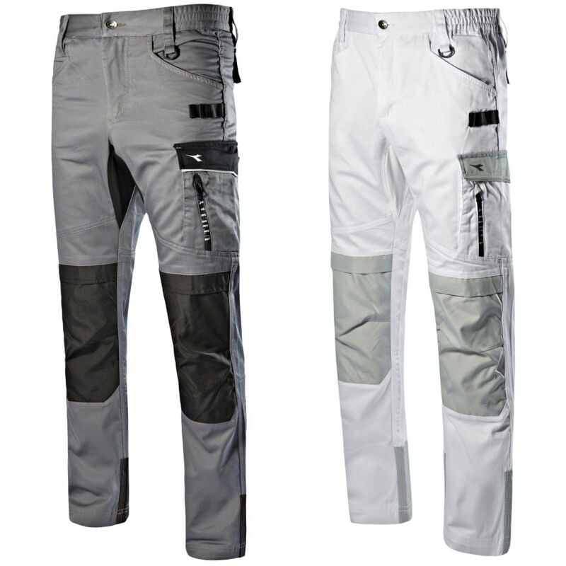 foto del prodotto diadora pantaloni da lavoro utility easywork light l grigio