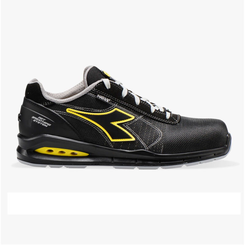 foto del prodotto diadora scarpa di sicurezza run net airbox matryx low s3 src t.48 nero