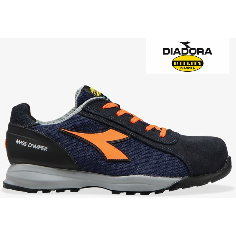 foto del prodotto diadora scarpe da lavoro glove mds text low 45 blu notte