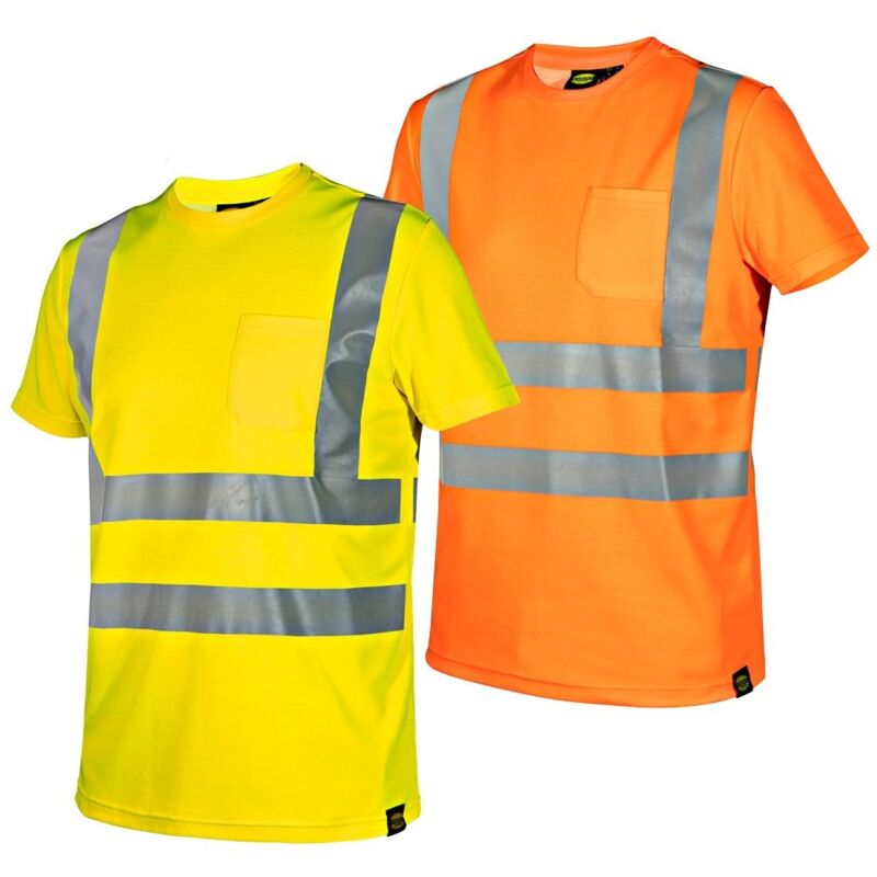 foto del prodotto diadora t shirt alta visibilit utility hv l giallo