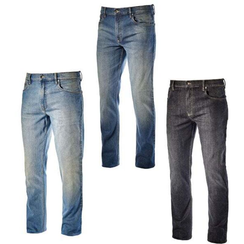 foto del prodotto diadora utility stone 5 pkt pantaloni jeans da lavoro elasticizzati 34 blu