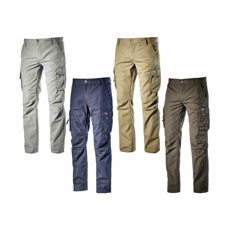 foto del prodotto diadora utility win ii estivi 100 cotone 215 gr m pantaloni da lavoro xs grigio