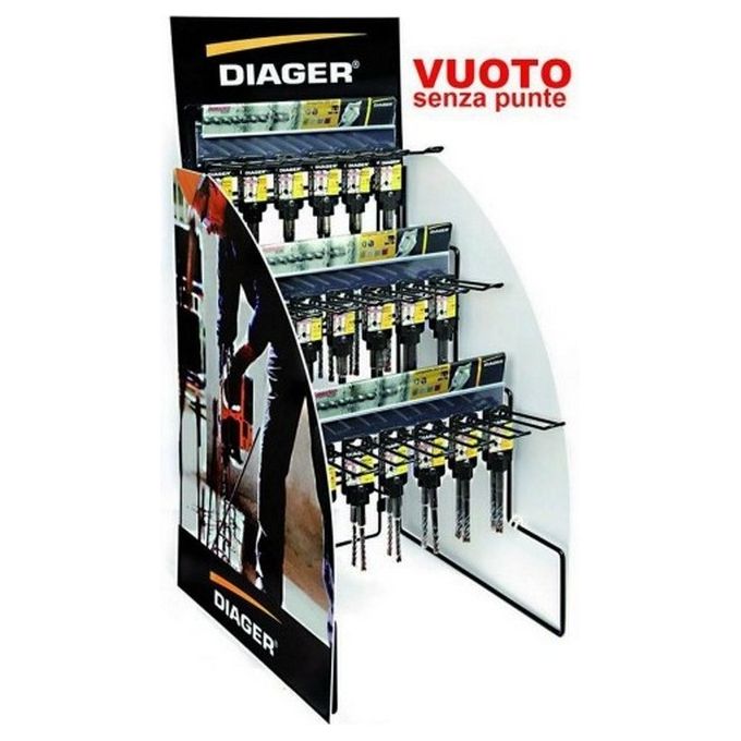 foto del prodotto diager expo punte booster sds plus 180 posti vuoto