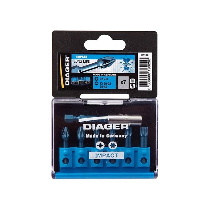 foto del prodotto diager inserto per avvitatori pzd torx set 7 pezzi