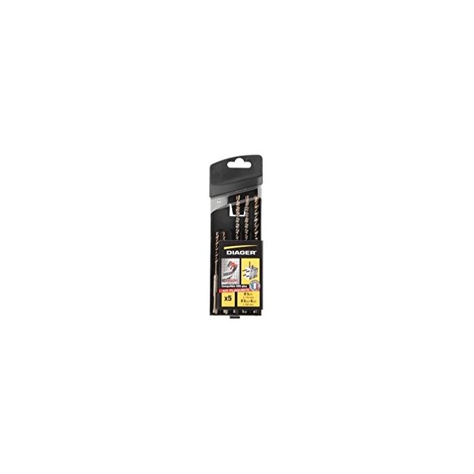 foto del prodotto diager serie di punte sds plus art.115c booster 5 pezzi