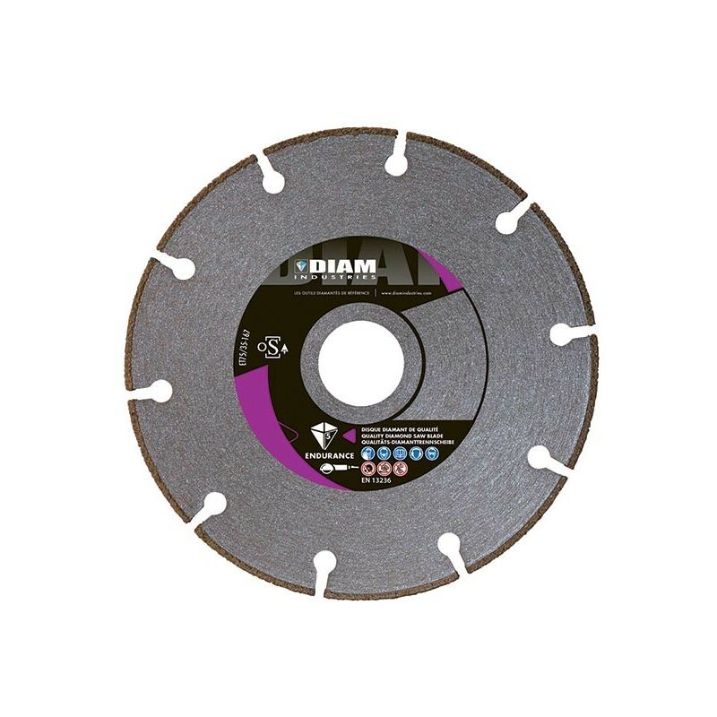 foto del prodotto diam industries disco diamantato 230 mm per ghisa, pvc e metallo spi230 22