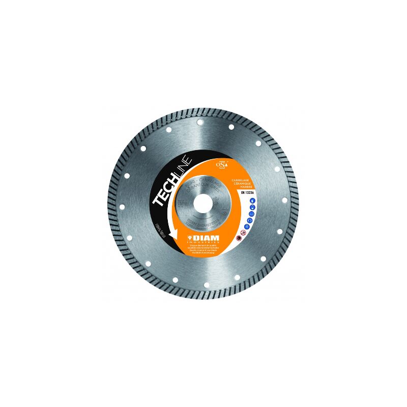 foto del prodotto diam industries disco diamantato diam industrie 125 alesaggio 22,23 topline fc80125 22