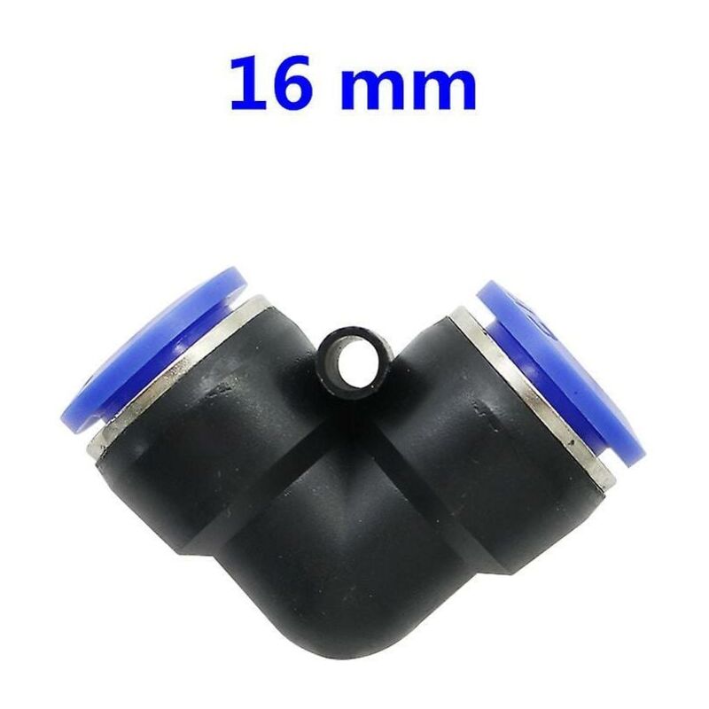 foto del prodotto diametro esterno 4 6 8 10 12 14 16mm interfaccia tubo gomito a sgancio rapido connettore pneumatico raccordi rapidi per irrigazione da giardino