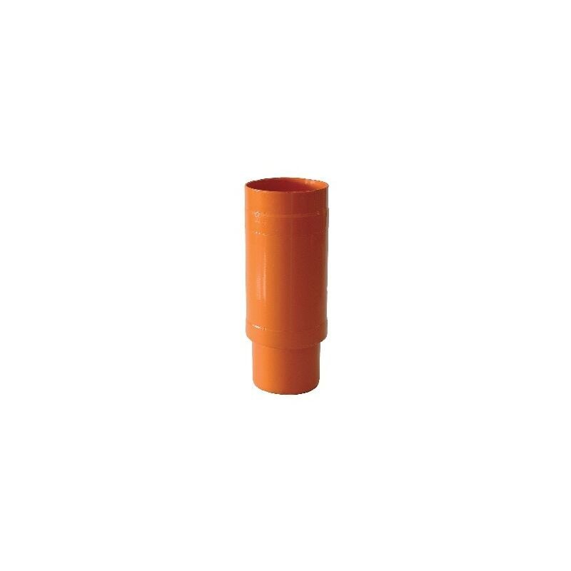 foto del prodotto dianflex giunto di riparazione super arancio manicotto pvc raccordo d 100 tubo rosso