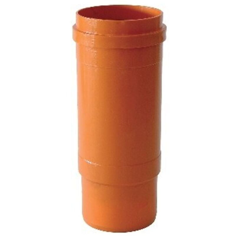 foto del prodotto dianflex - raccordo in pvc giunto di dilatazione con anello o-ring da 100 rosso arancio