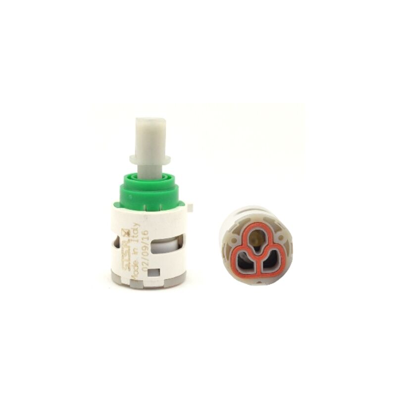foto del prodotto dianhydro cartuccia 25 mm tipo chiuso con tacca di posizionamento vitoni rubinetti bagno doccia bidet cucina lavandino giardino