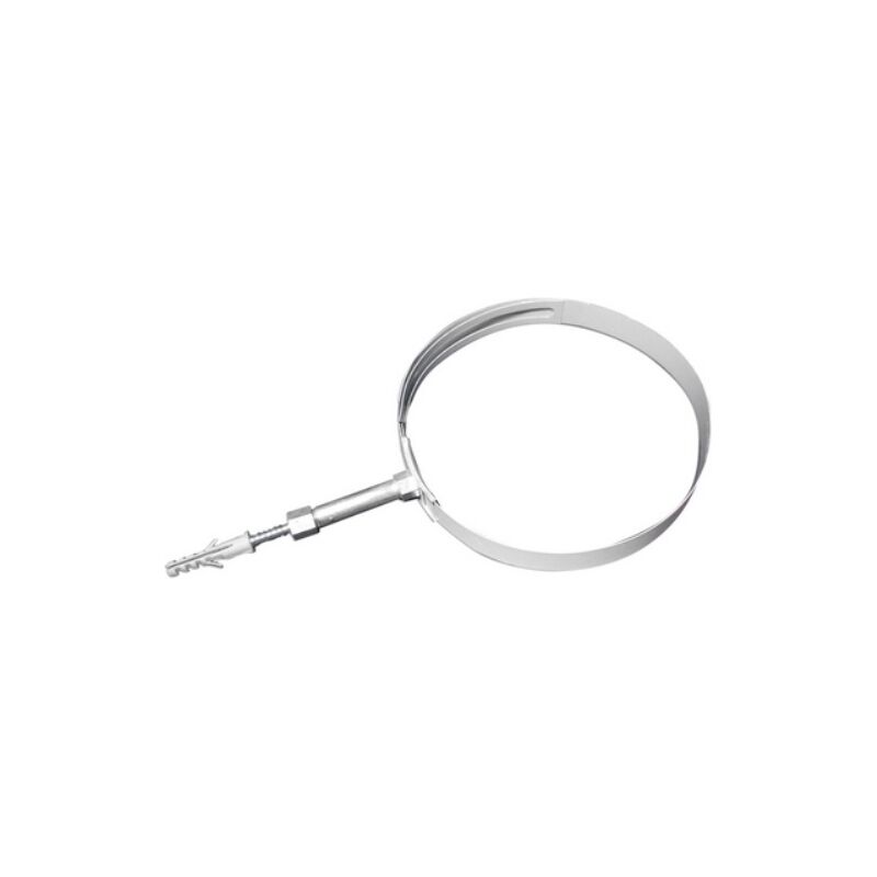 foto del prodotto dianhydro collare a regolazione variabile per tubi fumo verni. bianco diam. 80 140 dh