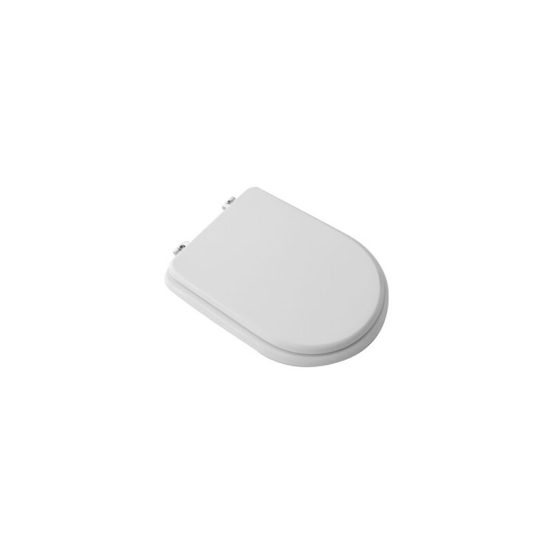 foto del prodotto dianhydro coprivaso sedile wc per cielo vaso ares 43 45,5x34 cm con cerniere regolabili in legno colato bianco