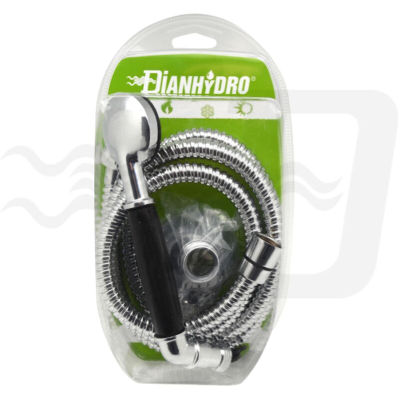 foto del prodotto dianhydro duplex doccetta con flessibile 1,5 mt e supporto cromato