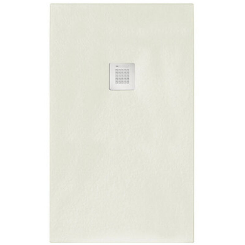 foto del prodotto dianhydro - piatto doccia rettangolare 190x90 cm effetto pietra marmoresina stone bianco francia