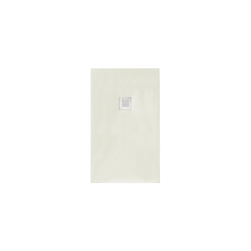 foto del prodotto dianhydro piatto doccia rettangolare 80x90 cm effetto pietra marmoresina stone beige francia
