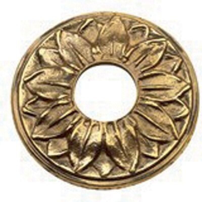 foto del prodotto dianhydro rosone di ricambio per rubinetti artistici modello fiore esterno 95 mm color rame rubinetteria antichizzata