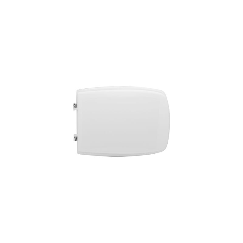 foto del prodotto dianhydro sedile wc coprivaso per dolomite vaso qt 70 51,5 x 38,5 cm copriwater bianco con cerniere fisse in legno colato