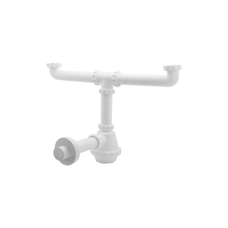 foto del prodotto dianhydro sifone pvc 2 vie s piletta 1 1 2 
