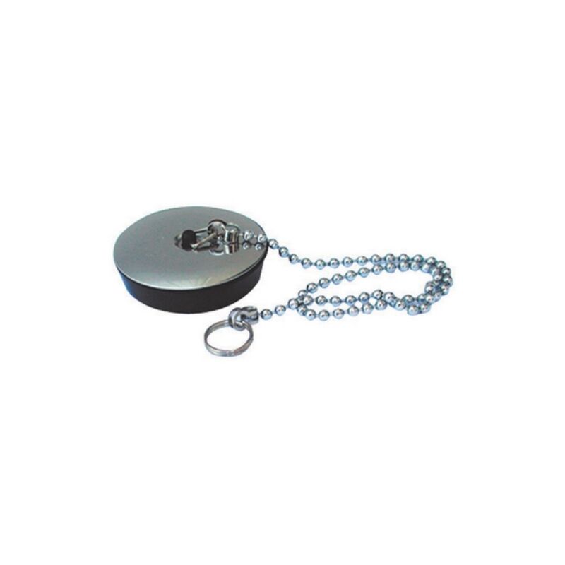 foto del prodotto dianhydro tappo in gomma per lavello misura grande diam. 52 mm. dh