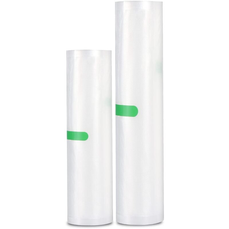foto del prodotto diboniur sacchetti sottovuoto alimenti, 2 rotoli 28 20 500cm rotolo sottovuoto per macchina sottovuoto, buste sottovuoto per conservazione alimenti