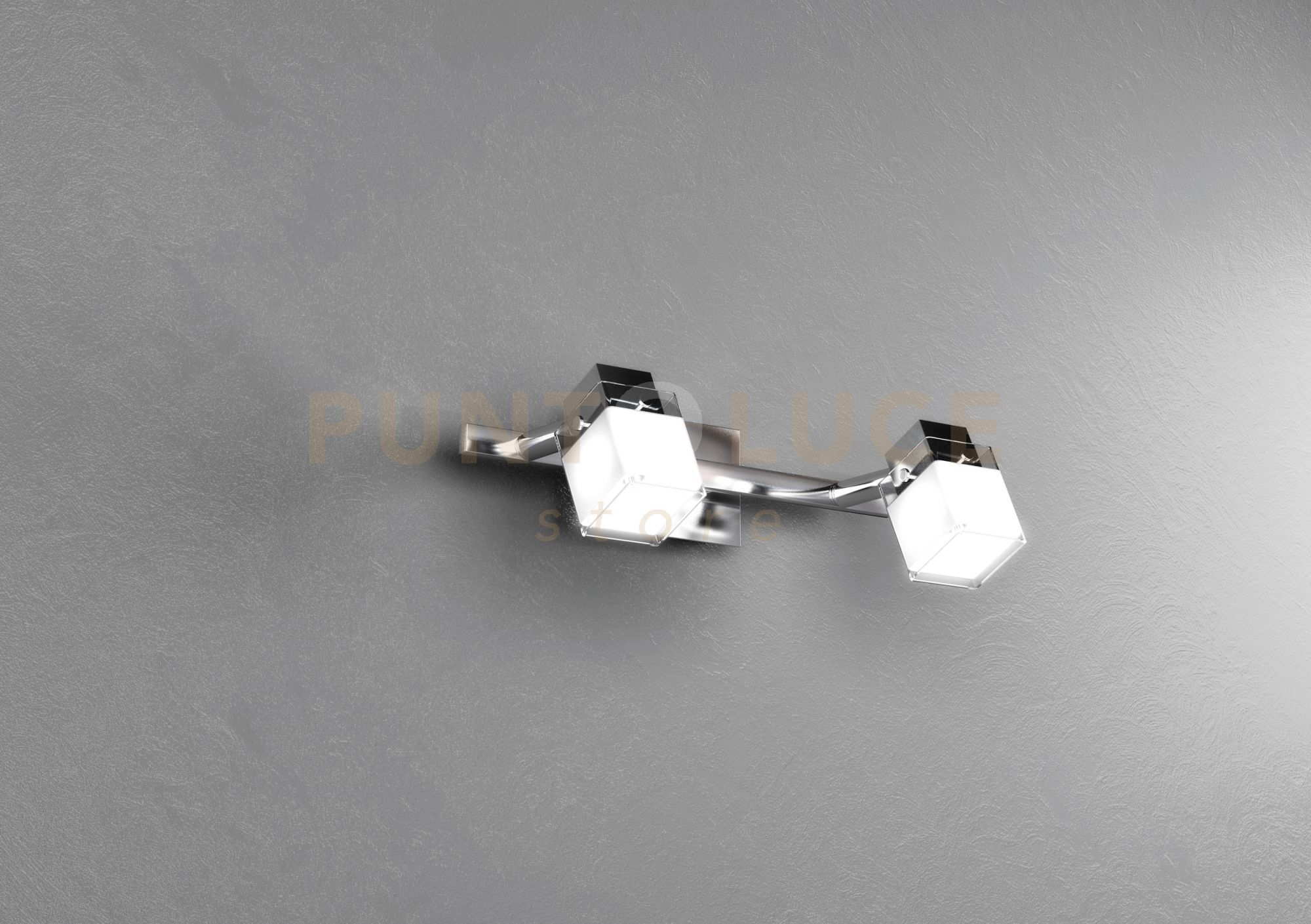 foto del prodotto dice faretto 2 luci 1095-f2