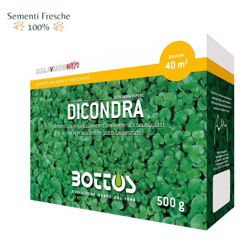 foto del prodotto dicondra 500 g sementi per prato macroterme bottos