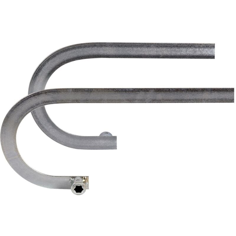 foto del prodotto dieffematic coppia bracci curvi per 2 motori porta basculante garage basic bazer 755754
