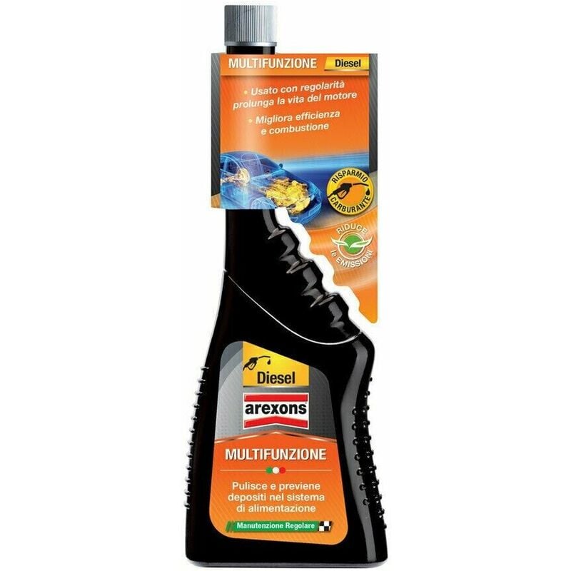 foto del prodotto diesel multifunzione pulitore iniettori per auto camion da 250 ml. cod. 9652 arexons