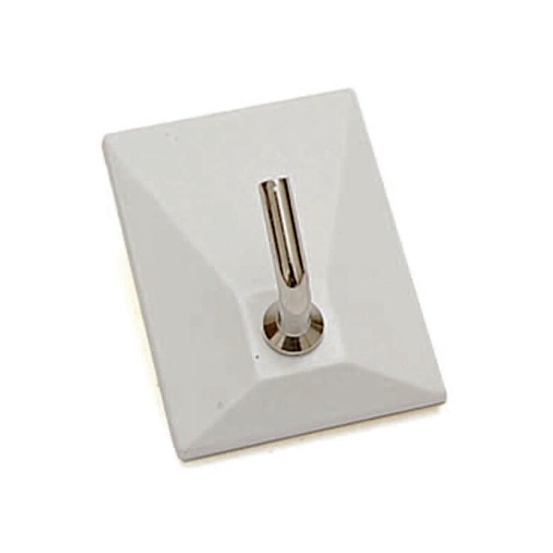 foto del prodotto diesse ganci adesivi in plastica bianchi 1 posto mm.30x40h.