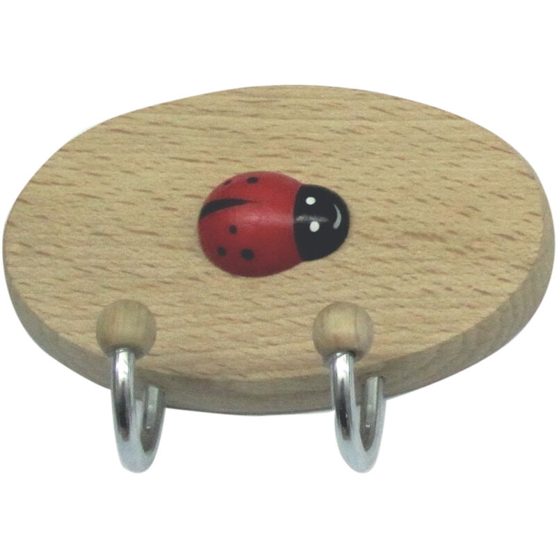 foto del prodotto diesse gancio adesivo coccinella 2 posti. prezzo per 1 pezzo.