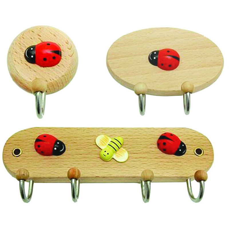 foto del prodotto diesse gancio coccinella legno 2 posti