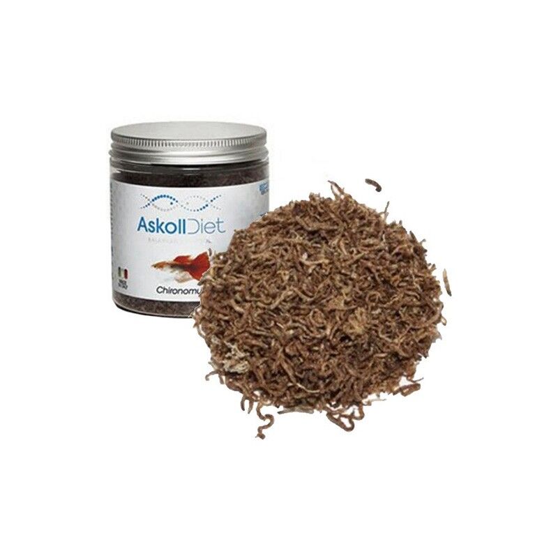 foto del prodotto diet chironomus alimento naturale per pesci ornamentali di acqua dolce formato 100 ml askoll