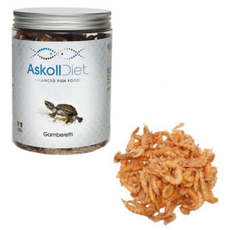 foto del prodotto diet gamberetti 1000ml 130gr alimento naturale per tartarughe askoll