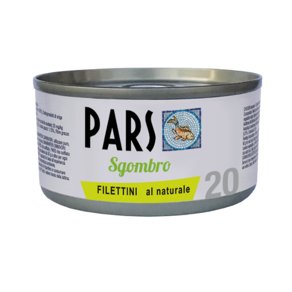foto del prodotto dieta pars umido filettini al naturale 85 gr sgombro confezione da 24 pezzi cibo umido per cani 1 ordine scegli lo sconto bzr5 bzr20 200 punti fedelt 