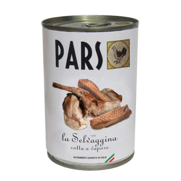 foto del prodotto dieta pars umido pezzetti 400 gr selvaggina confezione da 6 pezzi cibo umido per gatti 1 ordine scegli lo sconto bzr5 bzr20 200 punti fedelt 