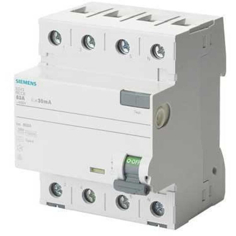 foto del prodotto differenziale 4p 63a 0,3a tipo ac 5sv4646-0 5sv46460 - siemens