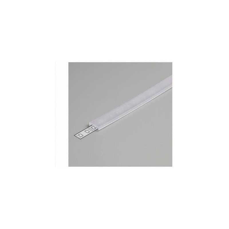 foto del prodotto diffusore a clip trasparente 2m per profilo led 15,4mm