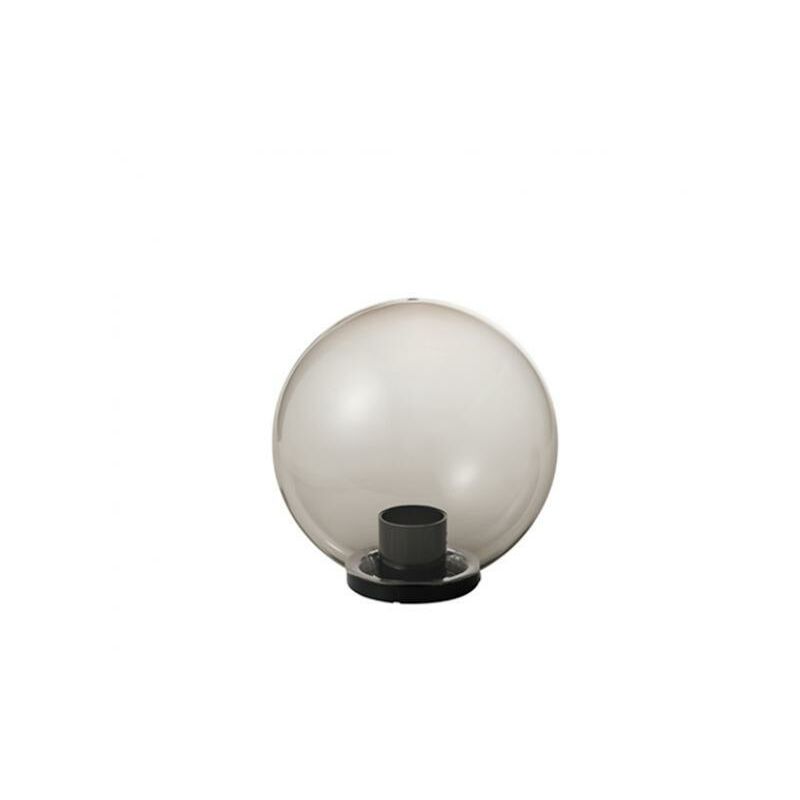 foto del prodotto diffusore a sfera per lampione lampioncino giardino mareco sfera acrilico base normale, diametro 300 mm, colore fum , mao 1080301f