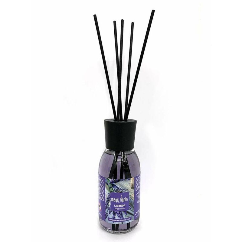 foto del prodotto diffusore di aromi mikado lavanda 125 ml luci magiche