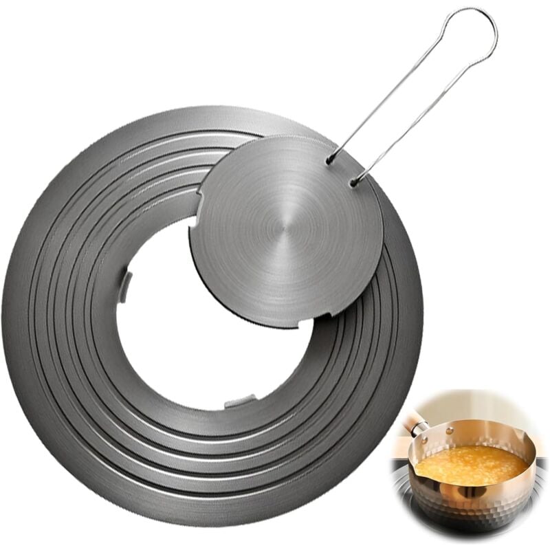 foto del prodotto diffusore di calore piastra diffusore di calore per fornelli a gas antiscivolo non cambia colore dopo l uso, per macchine da caff e utensili da