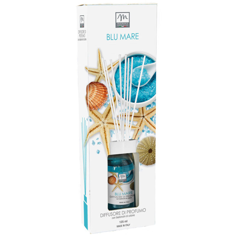 foto del prodotto diffusore di essenza con bacchette in cotone boccette da 125 ml per profumazione ambiente -melograno