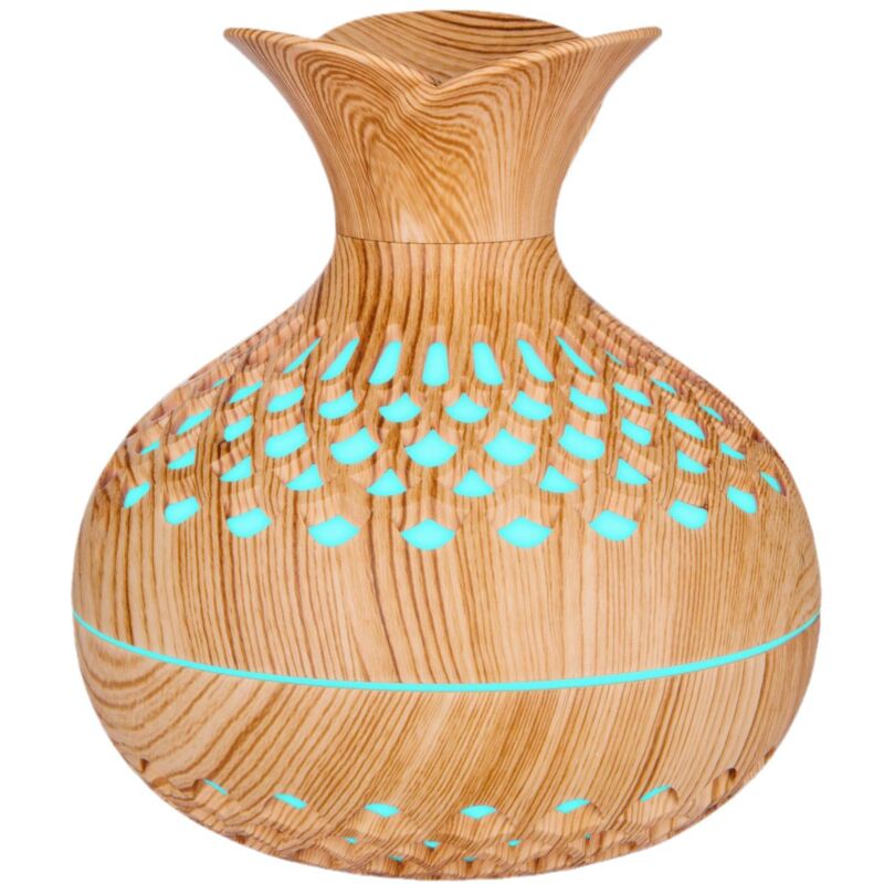 foto del prodotto diffusore di oli essenziali, diffusore di oli essenziali, diffusore elettrico di oli essenziali a ultrasuoni da 300 ml, diffusore di aromi, diffusore