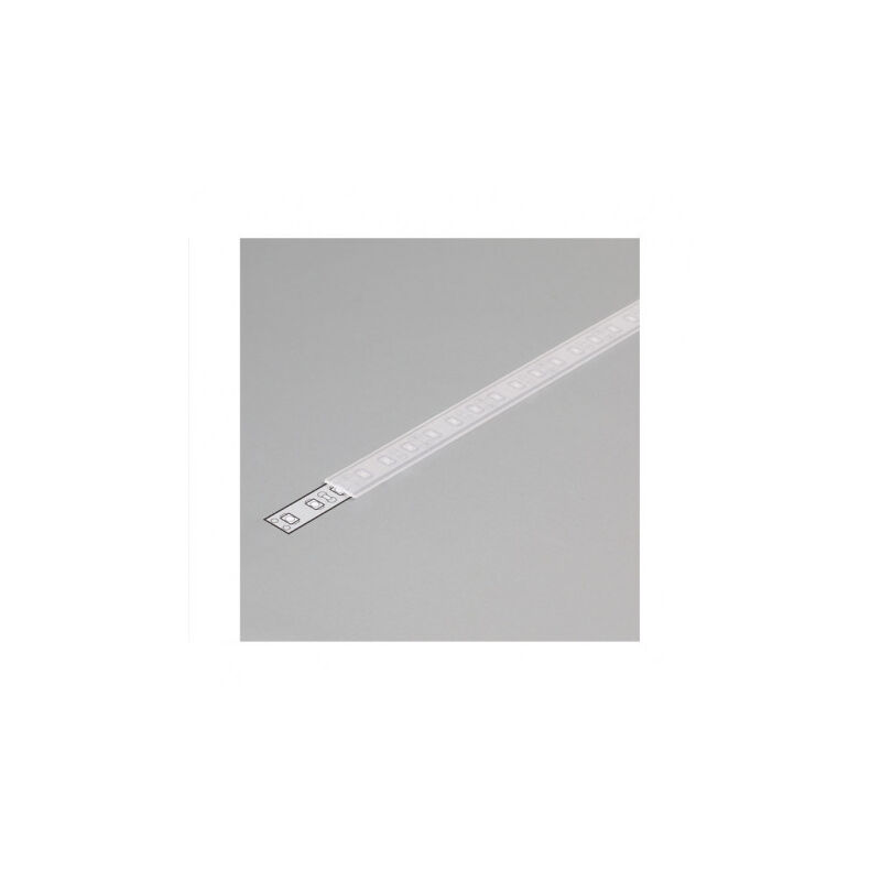 foto del prodotto diffusore in alluminio 2m per led trasparente nastro 10,2mm